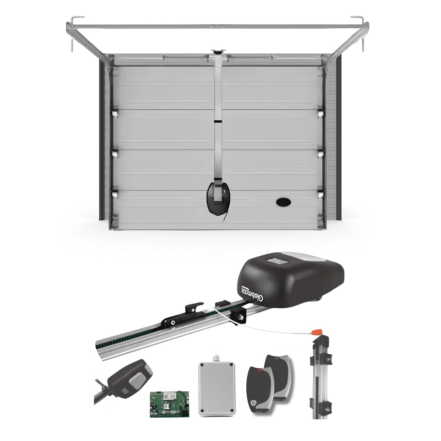 Charger l'image dans la galerie, Kit motorisation automatisme de porte sectionnelle Globmatic Fenix 1200 - GLOBMATIC - Binaa